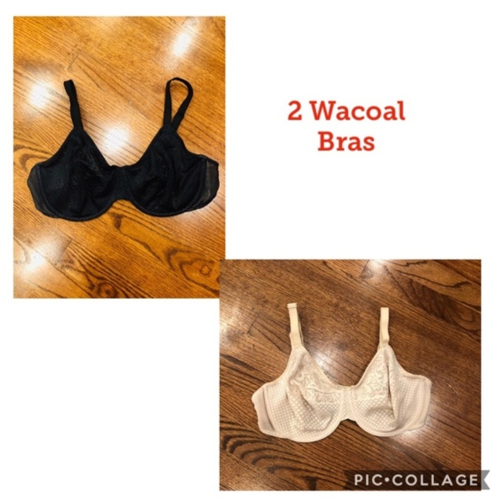 2 Wacoal Bras Size 38D